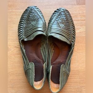 COPY - Espiritu Mens Selva Huarache Classics Shoes / Sandals Green Size 11